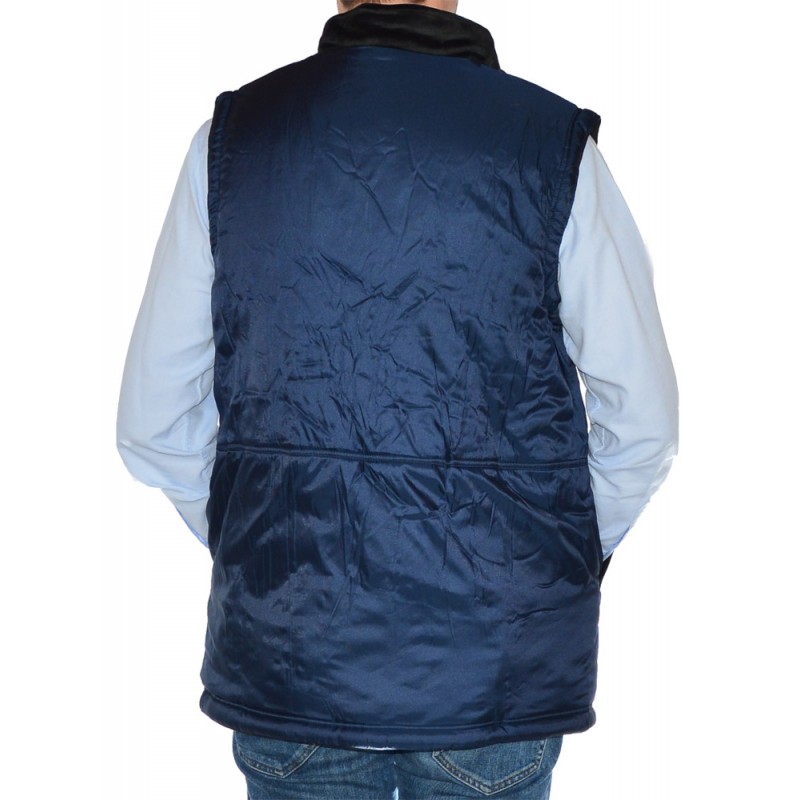 Ärmellose Jacke mit Magnetverschluss