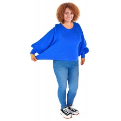 Elastischer Pullover mit...