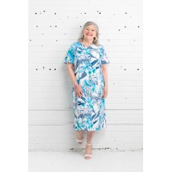 Robe à manches courtes...