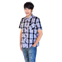 Chemise à manches courtes...